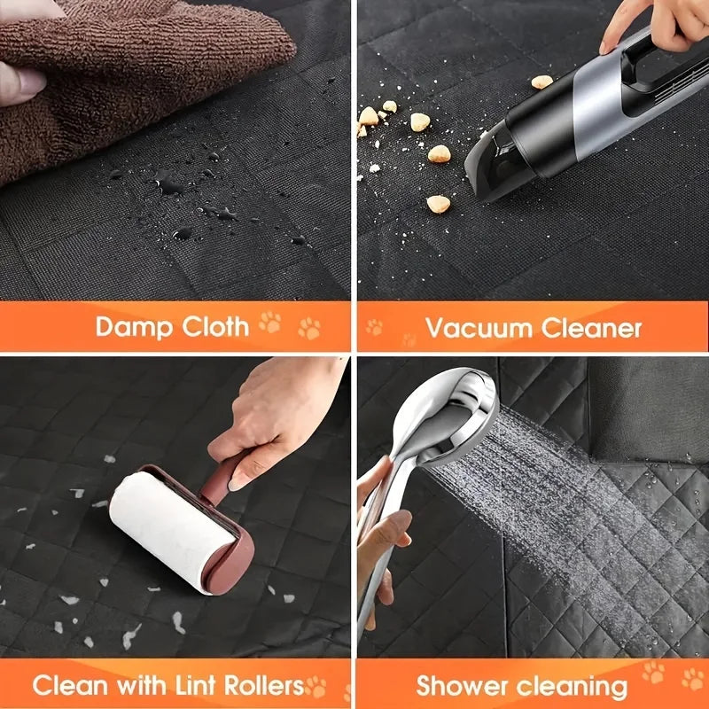 Ideale Autostoelhoes voor Honden β Waterdicht & Krasbestendig Upgrade je Auto met deze Luxe Hondenslinger voor de Achterbank!