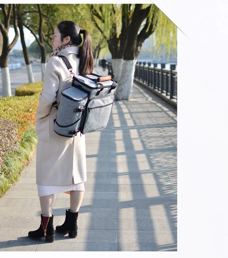 Huisdier Reistas & Organizer – Airline Approved Rugzak/Tote met Meerdere Vakken | Voor Weekendtrips & Outdoor Reizen