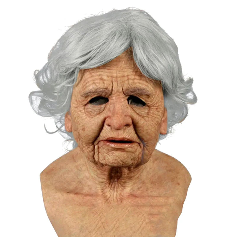 Ouderenmasker Volledig Hoofd – Realistisch Grootvader & Grootmoeder Masker | Halloween, Cosplay & Feestaccessoire
Verander jezelf in een oudere man of vrouw met dit gedetailleerde, realistische masker dat het hele hoofd be