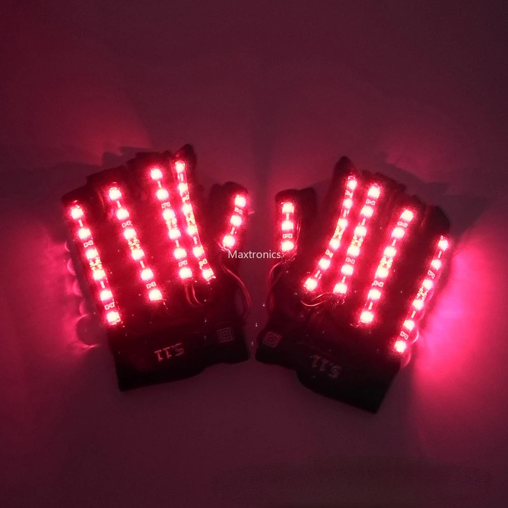 LED Cosplay Handschoenen β 6 Kleuren Lichtshow aan je Handen!