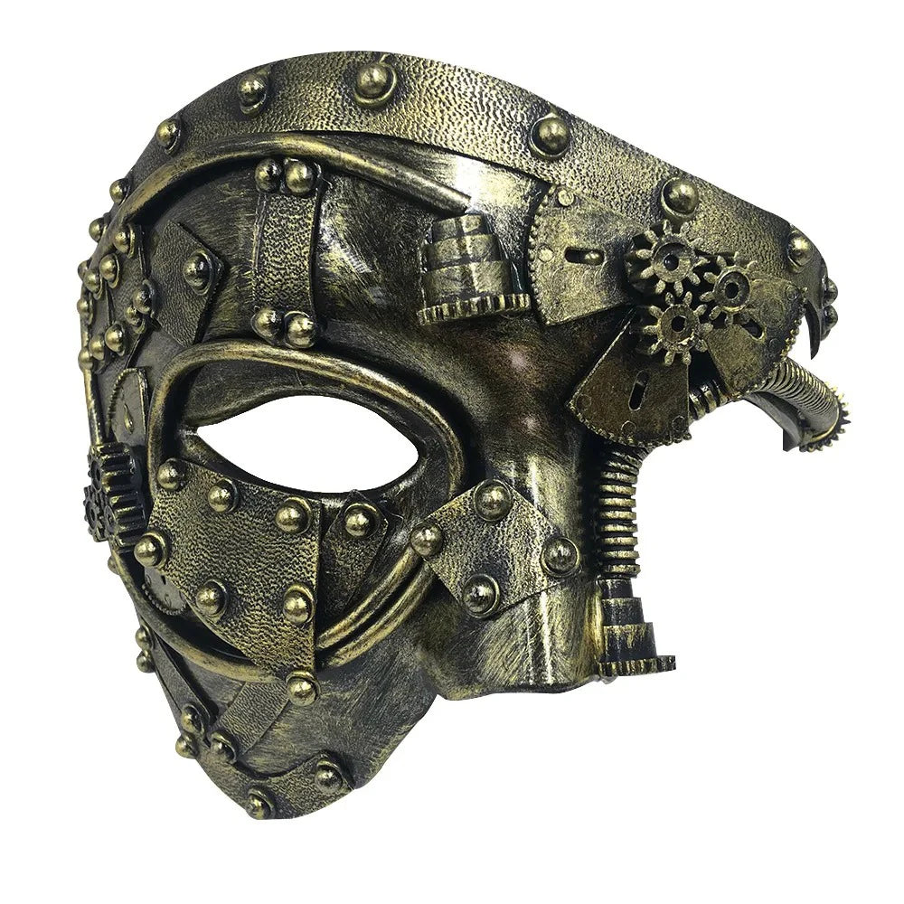 Steampunk Phantom Masker – Halfgelaatsmasker voor Heren | Retro Cosplay & Halloween Accessoire
Trek alle aandacht op je volgende feest of cosplay-evenement met dit mysterieuze steampunk phantom masker. Het halfgelaatsontwe