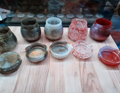 Handgemaakte Epoxy Opbergpotjes – Uniek, Kleurrijk & Helemaal op Maat Gemaakt!