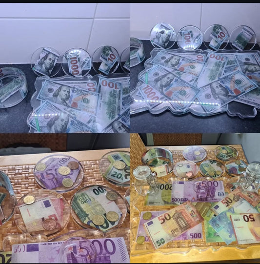 Handgemaakte Epoxy Dienbladen & Onderzetters – Uniek, Luxe & Helemaal op Maat