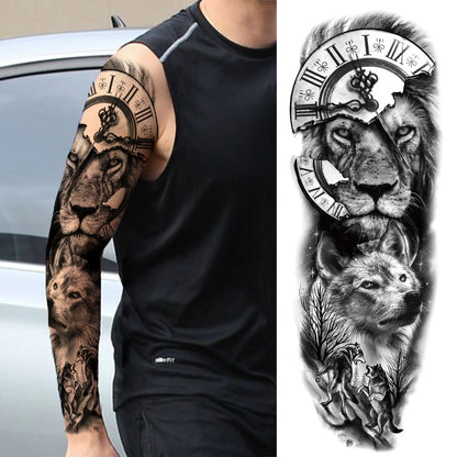 Tijdelijke Tattoo Sleeve – Realistische Full Arm Tattoos voor Mannen & Vrouwen