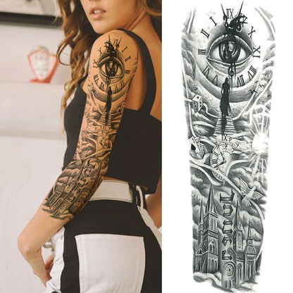 Tijdelijke Tattoo Sleeve – Realistische Full Arm Tattoos voor Mannen & Vrouwen