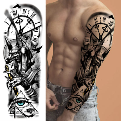 Tijdelijke Tattoo Sleeve – Realistische Full Arm Tattoos voor Mannen & Vrouwen