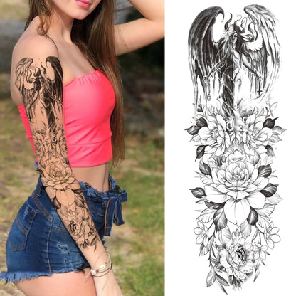 Tijdelijke Tattoo Sleeve – Realistische Full Arm Tattoos voor Mannen & Vrouwen