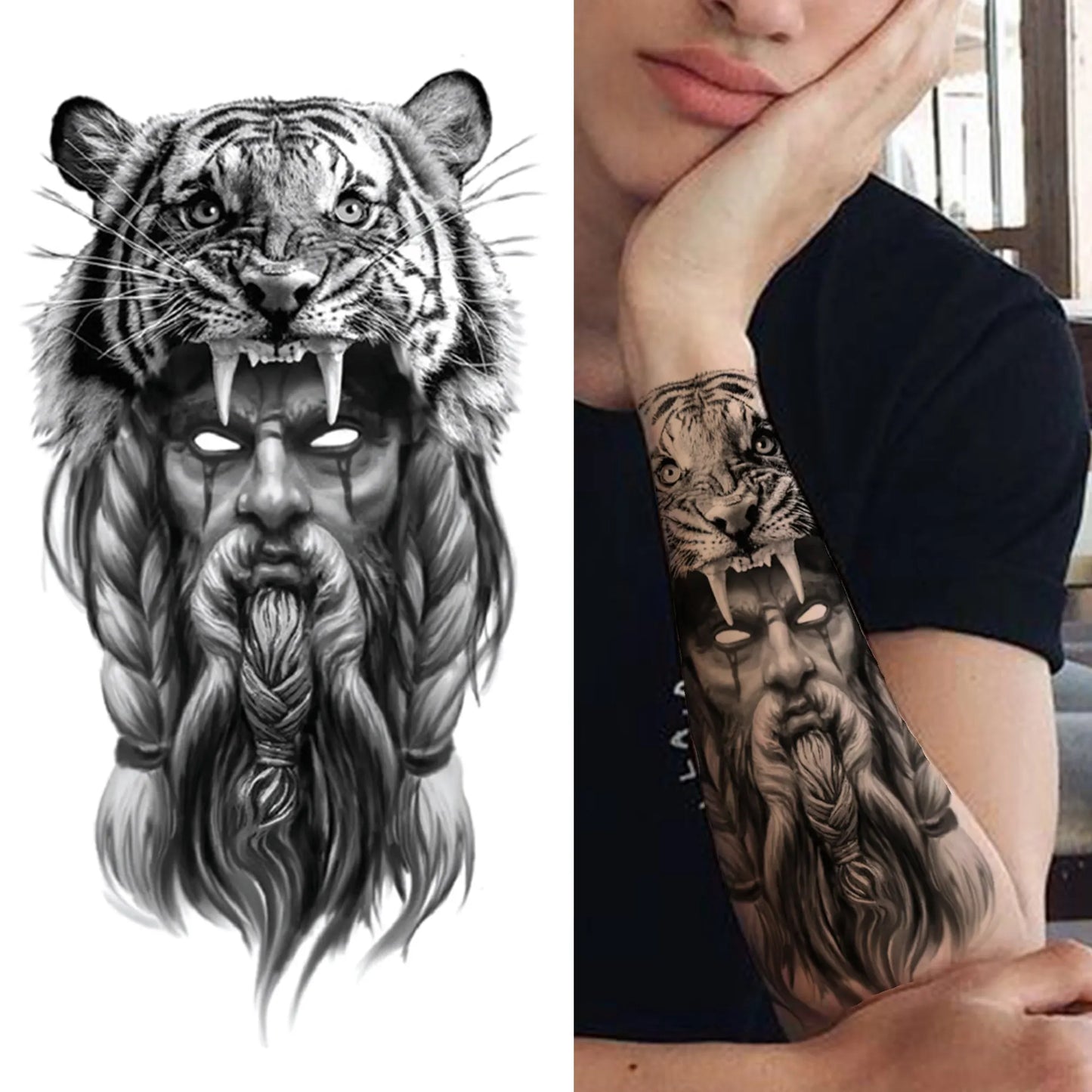 Full Arm Tijdelijke Tattoo Sleeves – Realistische Fake Tattoos voor Mannen & Vrouwen