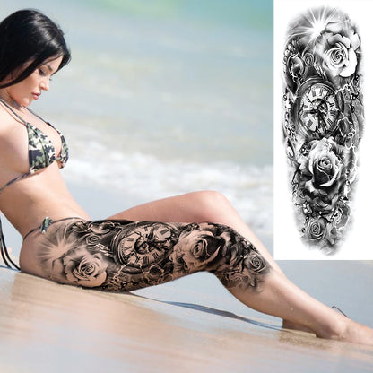 Full Arm Tijdelijke Tattoo Sleeves – Realistische Fake Tattoos voor Mannen & Vrouwen