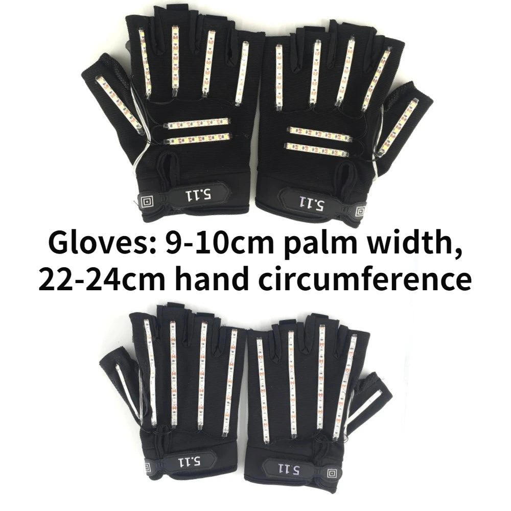 LED Cosplay Handschoenen – 6 Kleuren Lichtshow aan je Handen!