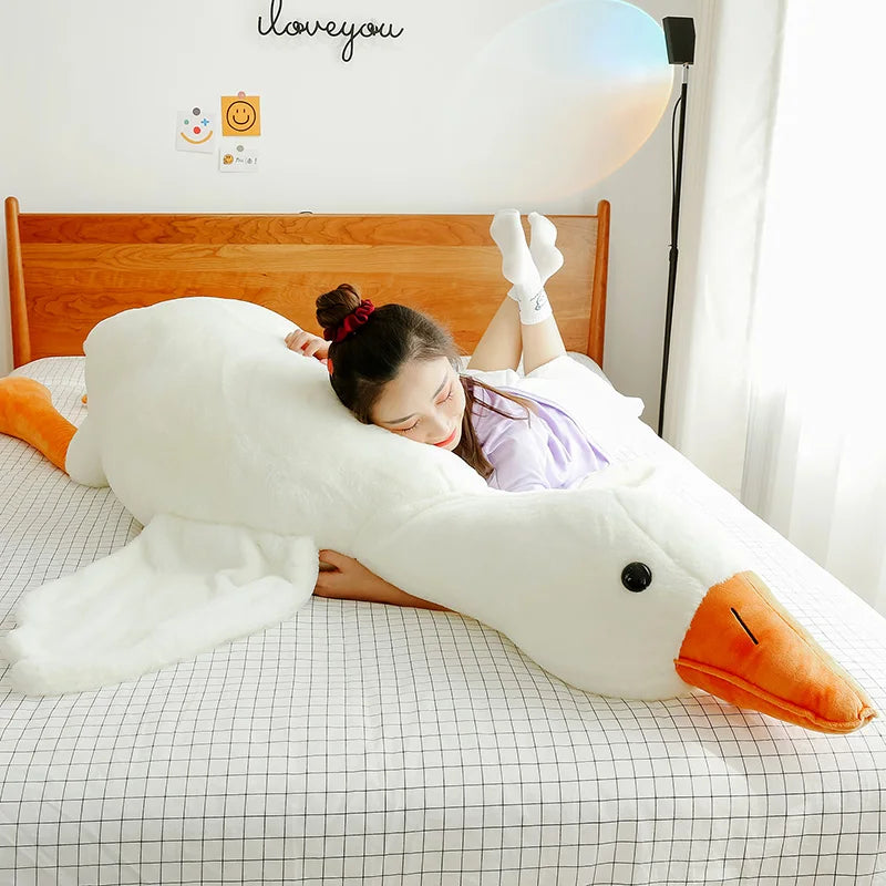 90–190 cm Grote Witte Gans Knuffel – Reuze Pluche Kussen

Slaapkussen | Beddecoratie | Perfect Cadeau voor Meisjes & Verjaardagen