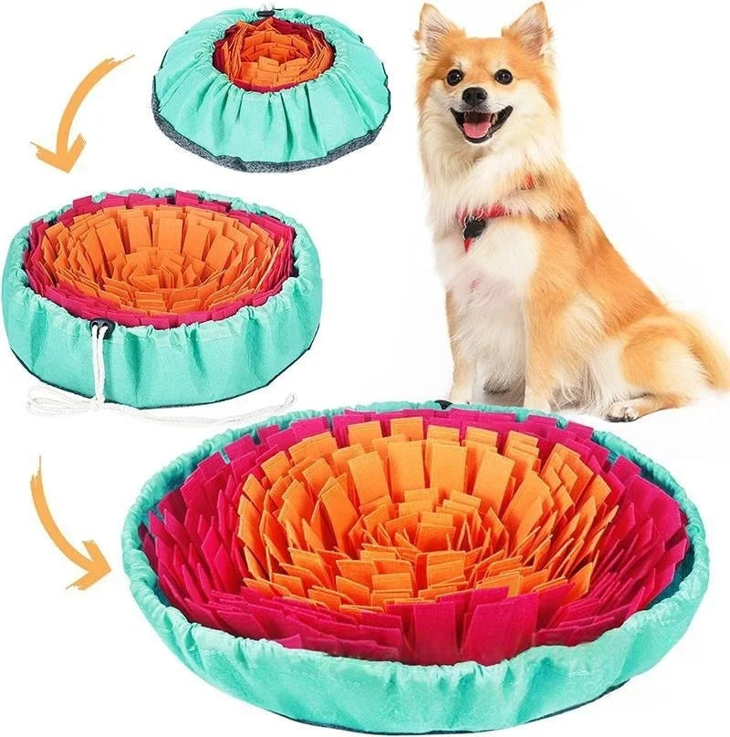 Nieuw Huisdier Snuffelmat – Bloemvormige Slowfeeder Mat – Geurtrainingsmat en Educatief Speelkleed voor Honden