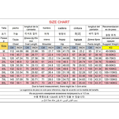 Plus Size Dubbellaagse Fleece Pyjama voor Heren – M t/m 8XL