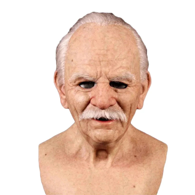 Ouderenmasker Volledig Hoofd – Realistisch Grootvader & Grootmoeder Masker | Halloween, Cosplay & Feestaccessoire

Verander jezelf in een oudere man of vrouw met dit gedetailleerde, realistische masker dat het hele hoofd be