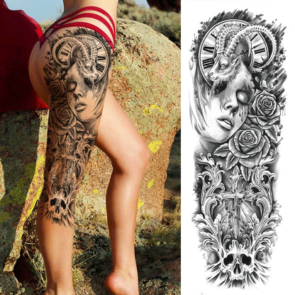 Full Arm Tijdelijke Tattoo Sleeves – Realistische Fake Tattoos voor Mannen & Vrouwen