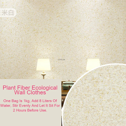 Ecologische Muurcoating van Plantaardige Vezels

Duurzame Wandbekleding | Vloeibare Muursticker | Naadloze Muurafwerking voor Thuis & Interieurdecoratie