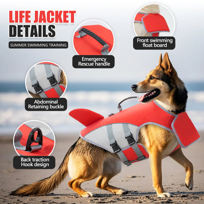 Honden Reddingsvest met Reflecterende Strips  Verstelbaar | Hoge Zichtbaarheid | Voor Kleine, Middelgrote & Grote Honden