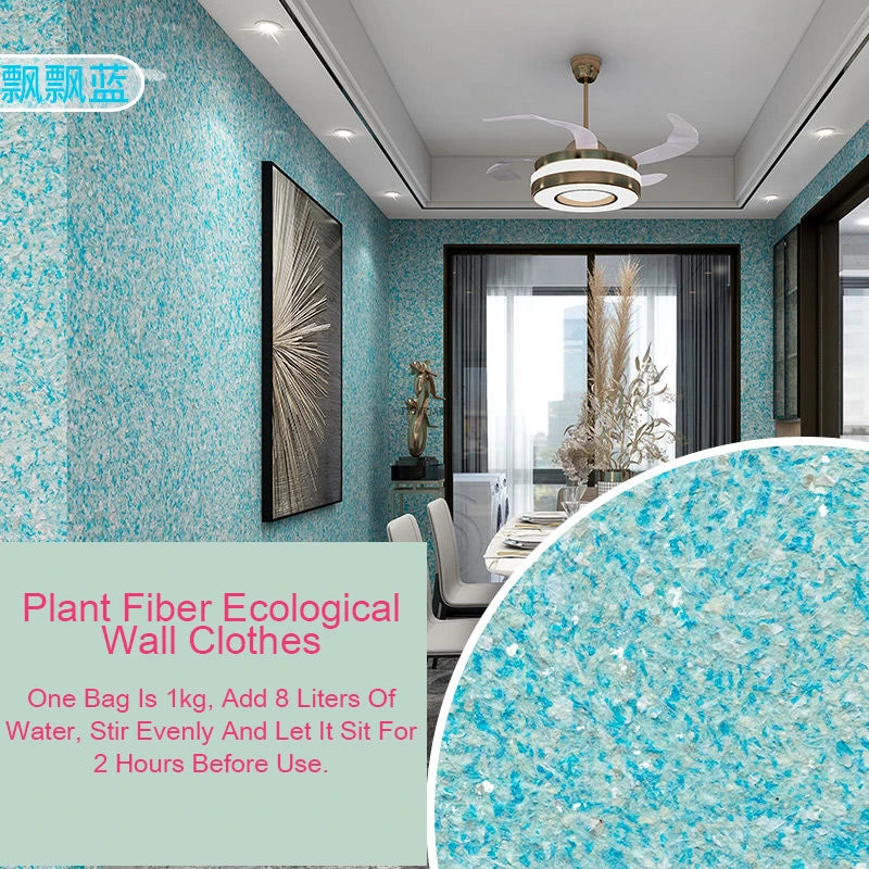 Ecologische Muurcoating van Plantaardige Vezels

Duurzame Wandbekleding | Vloeibare Muursticker | Naadloze Muurafwerking voor Thuis & Interieurdecoratie