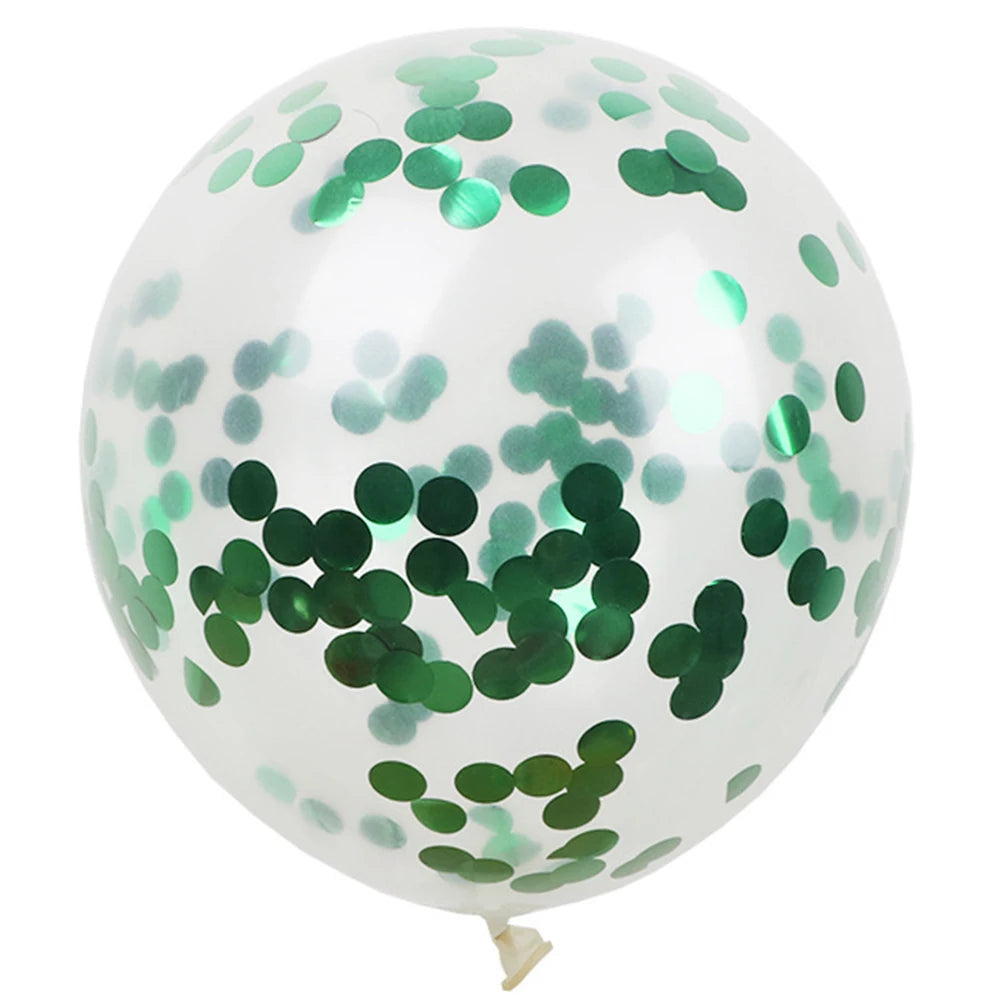 10/20 stuks Gouden Confetti Ballonnen – 12 inch – Zwart, Goud & Transparant met Glitters – Voor bruiloft, afstuderen, verjaardag of feestdecoratie
