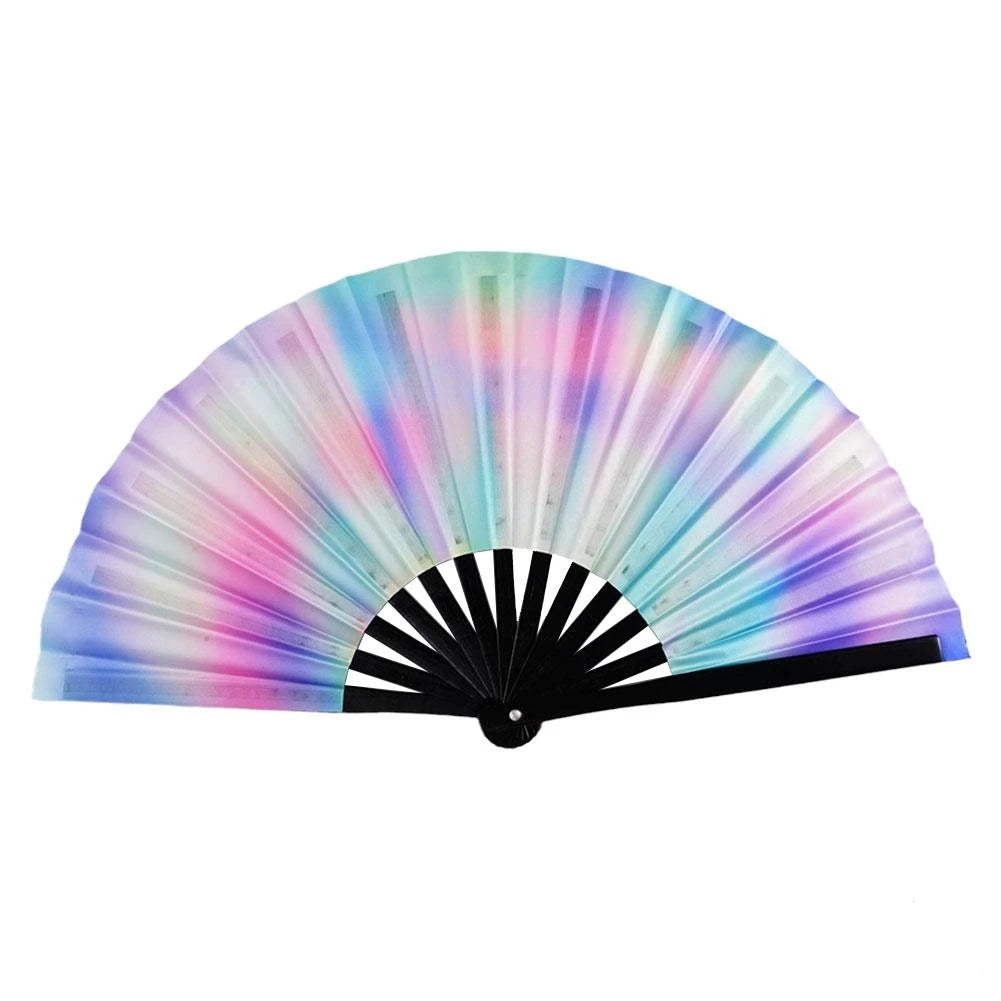 33cm Grote Opvouwbare Rave Waaier

Kleurrijk Gradient Design | Reflecterend | Voor Festivals, Dance & Feest
