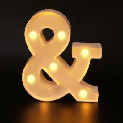 LED Tafellamp – 26 Engelse Letters Kleurrijke Verlichting voor Feest, Bruiloft, Verjaardag & Speciale Momenten