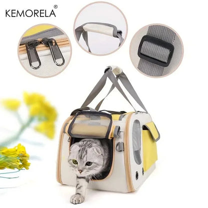 Draagbare Huisdierentas – Voor Katten & Kleine Honden  Lichtgewicht, Comfortabel & Ideaal voor Reizen en Outdoor Activiteiten