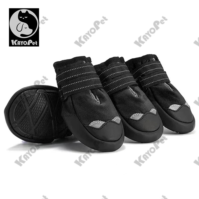 KAYO Waterdichte Honden­schoenen – Antislip & Reflecterend, Perfect voor Elk Avontuur!