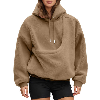 Fleece Hoodie met Huisdierzak – Warm, Zacht & Perfect voor Dierenliefhebbers 🐾