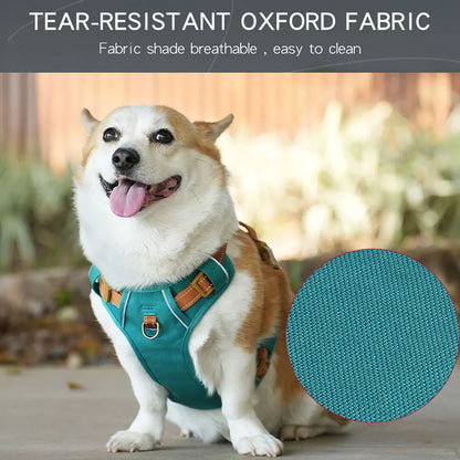 HP308--Reflective Durable Pet Harness,Adjustable webbing make the harness Well-fitting for dogs.Soft mesh  under the fabric.