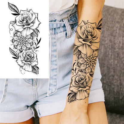 Full Arm Tijdelijke Tattoo Sleeves – Realistische Fake Tattoos voor Mannen & Vrouwen