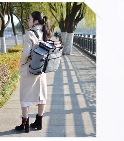 Huisdier Reistas & Organizer – Airline Approved  Rugzak/Tote met Meerdere Vakken | Voor Weekendtrips & Outdoor Reizen