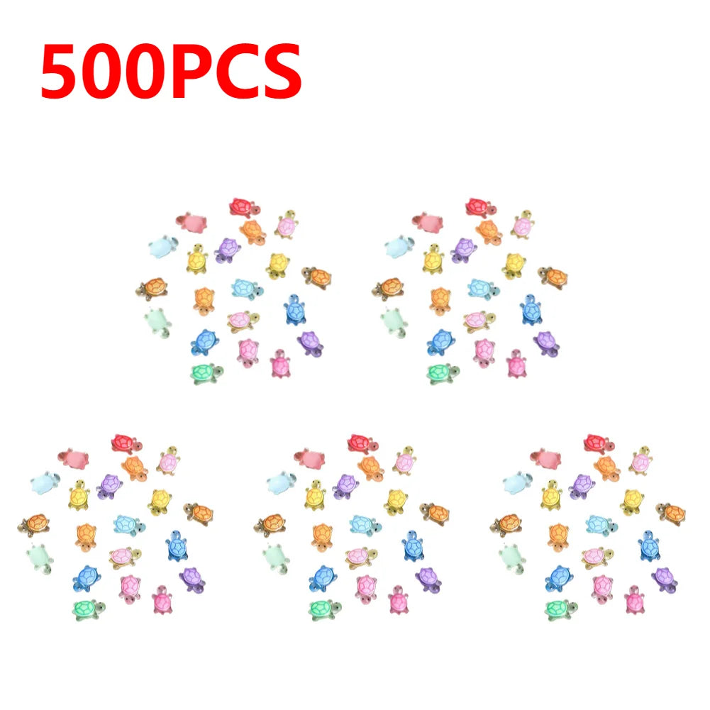 Mini Resin Schildpad Figuren – Gloeien in het Donker voor Mini Landschappen