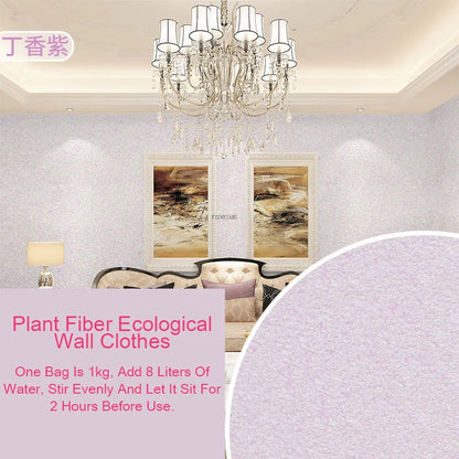 Ecologische Muurcoating van Plantaardige Vezels

Duurzame Wandbekleding | Vloeibare Muursticker | Naadloze Muurafwerking voor Thuis & Interieurdecoratie