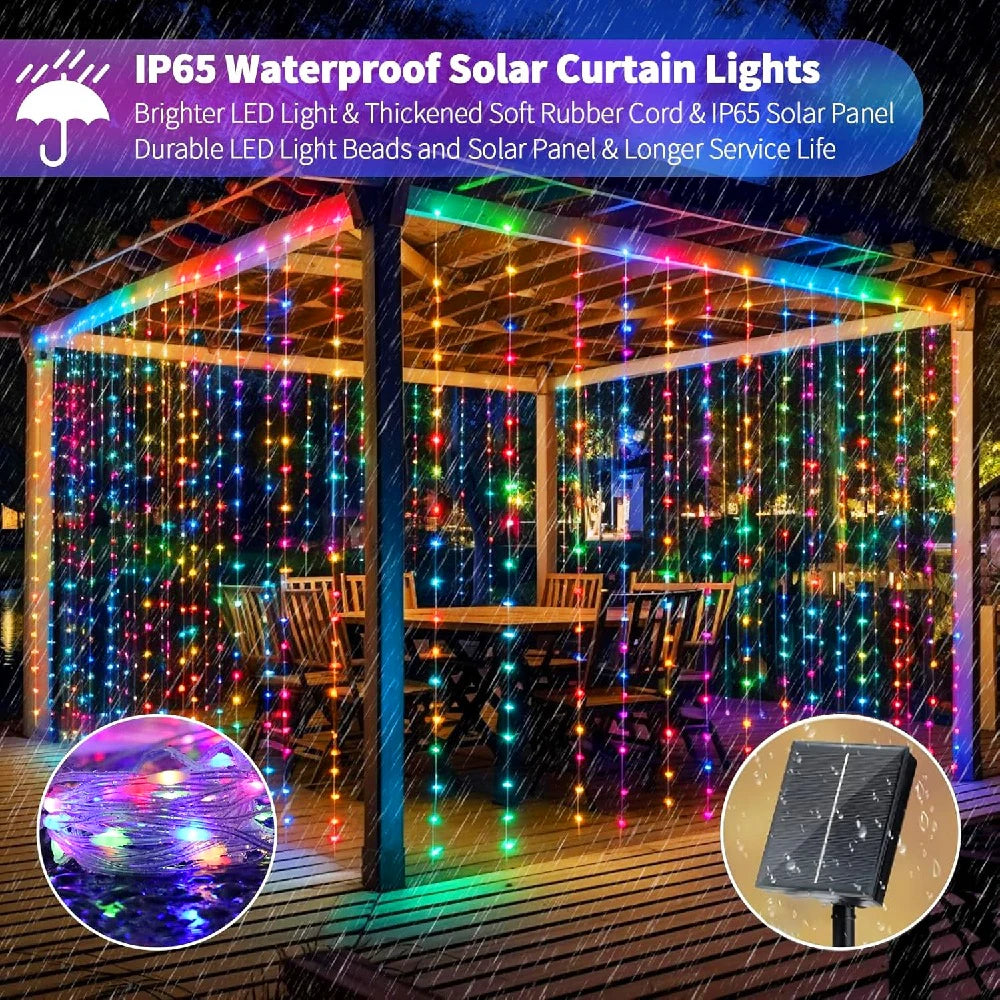 Solar Slingerlicht – 8 Modi, Zonnestroom, Perfect voor Tuin & Feest