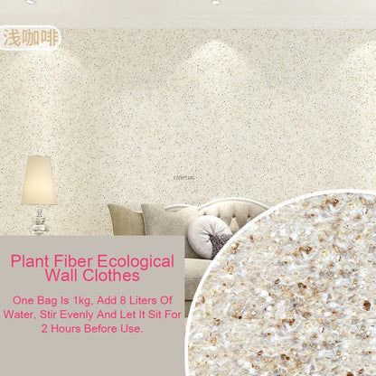 Ecologische Muurcoating van Plantaardige Vezels

Duurzame Wandbekleding | Vloeibare Muursticker | Naadloze Muurafwerking voor Thuis & Interieurdecoratie