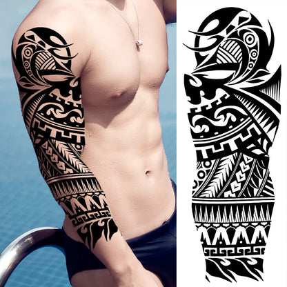 Full Arm Tijdelijke Tattoo Sleeves – Realistische Fake Tattoos voor Mannen & Vrouwen