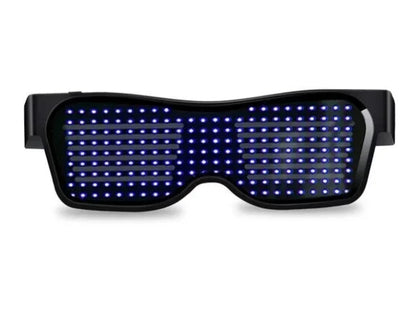 Bluetooth LED Bril – Multilingual & DIY Tekst

RGB/Mono Kleuren | Glow Party Glasses voor Halloween, Rave & Festivals