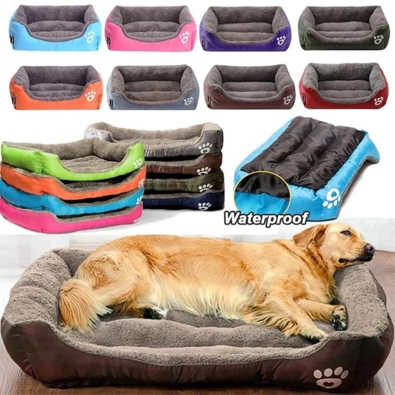 (S–3XL) Warm & Knus Honden- en Kattenbed – 8 Kleuren
Zachte Fleece, Waterdicht & Perfect voor Herfst en Winter