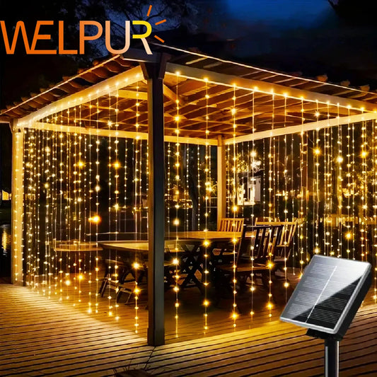 Solar Slingerlicht – 8 Modi, Zonnestroom, Perfect voor Tuin & Feest