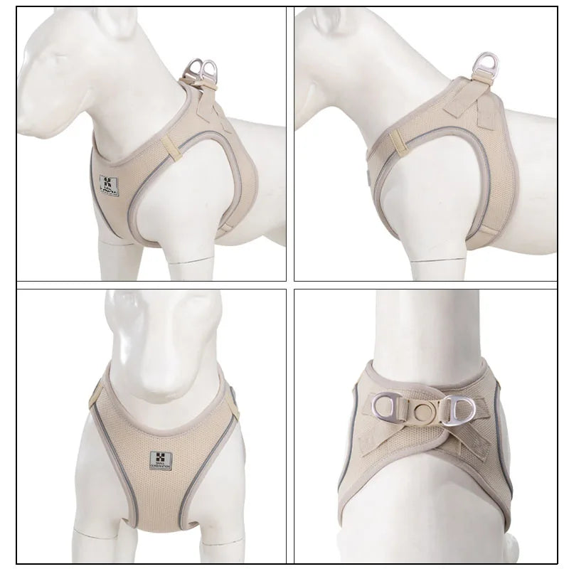 Hondentuigje met Lijn – Verstelbaar en Reflecterend – Voor Kleine en Middelgrote Honden
Comfortabel tuigje voor puppy’s, katten, chihuahua’s, yorkies en andere kleine hondenrassen. Ideaal voor wandelingen buitenshuis.