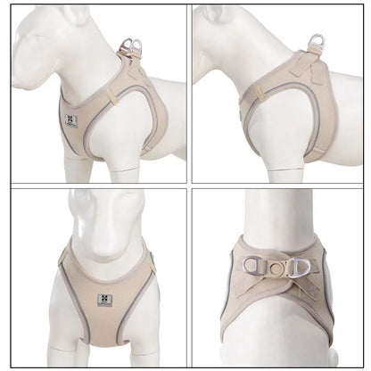 Hondentuigje met Lijn – Verstelbaar en Reflecterend – Voor Kleine en Middelgrote Honden
Comfortabel tuigje voor puppy’s, katten, chihuahua’s, yorkies en andere kleine hondenrassen. Ideaal voor wandelingen buitenshuis.