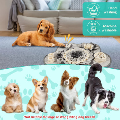 Snuffelmat voor Honden – Interactief Speelgoed & Voedingsmat
Met Pieper | Training, Snuffelen & Stressverlichting