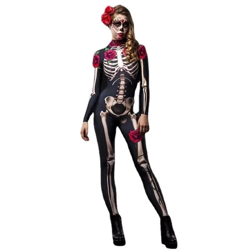 Rose Skeleton Kostuum – Eng en Sexy Halloween Jumpsuit voor Volwassenen & Kids | Perfect voor Carnaval, Cosplay & Day of The Dead

Val op tijdens Halloween, carnaval of Day of The Dead met dit unieke Rose Skeleton kostuum!
