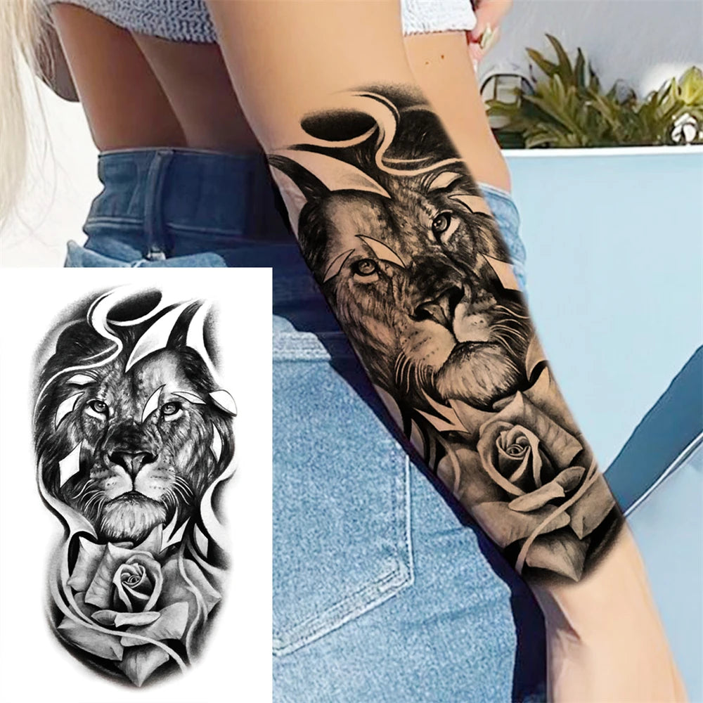 Full Arm Tijdelijke Tattoo Sleeves – Realistische Fake Tattoos voor Mannen & Vrouwen