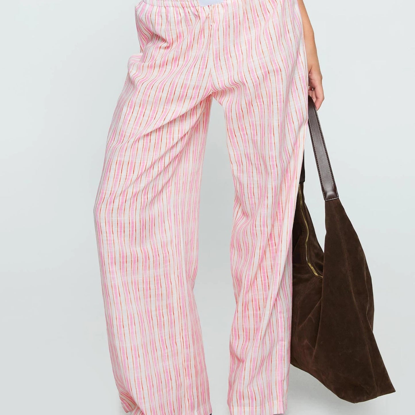 Dames Broek met Strepen – Casual, Comfortabel & Los Model  Elastische Taille | Perfect voor Zomer, Vakantie & Dagelijks Gebruik