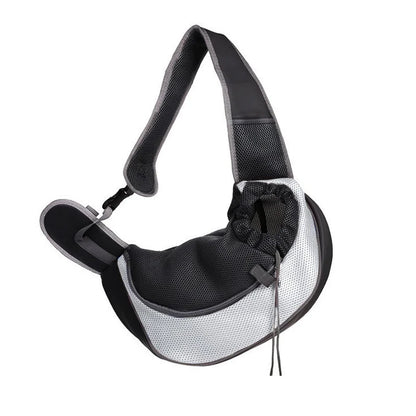 Huisdier Draagtas – Crossbody / Schoudertas  Voor Katten & Kleine Honden | Ademend Mesh | Reizen, Wandelen & Dagelijks Gebruik