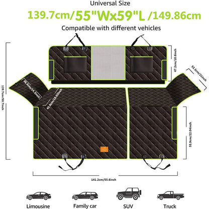 Geüpgradede 6-in-1 Hondenautostoelhoes – 100% Waterdicht & Antislip