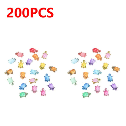 Mini Resin Schildpad Figuren – Gloeien in het Donker voor Mini Landschappen