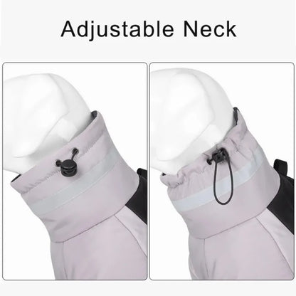 Winter Warme Hondenjas – Waterdicht, Reflecterend & Hoge Kraag
Perfect voor Middelgrote en Grote Honden zoals de Golden Retriever