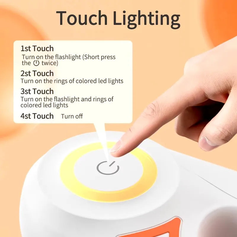 5M Automatische Uittrekbare Hondenriem met LED-zaklamp – Duurzame Nylon Looplijn voor Wandelen & Hardlopen